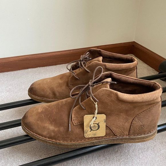 BORN Men Sampson Nubuck Leather Boots - NEW NWOB - Picture 3 of 9